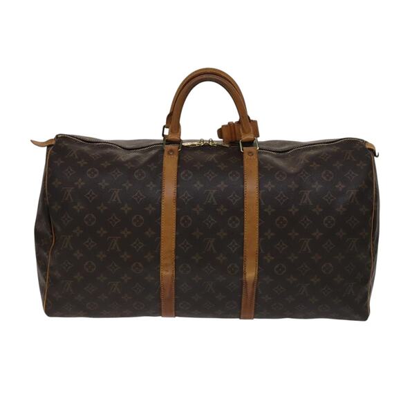 LOUIS VUITTON Monogram Keepall 55 Boston Bag M41424 - Picture 1 of 16